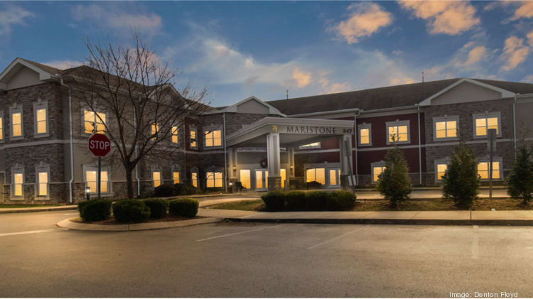 Maristone building at dusk